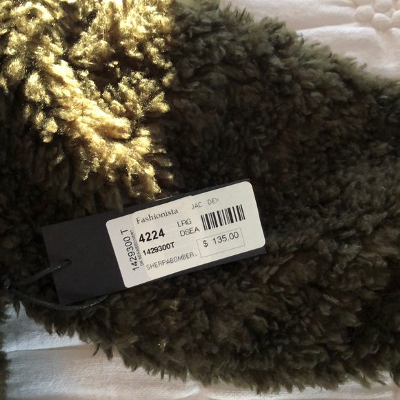 Blacktape Teddy coat - forest green - Picture 3 of 3